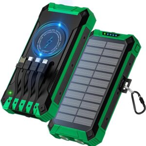 POWER BANK WIRELESS SOLAR 36000mAh